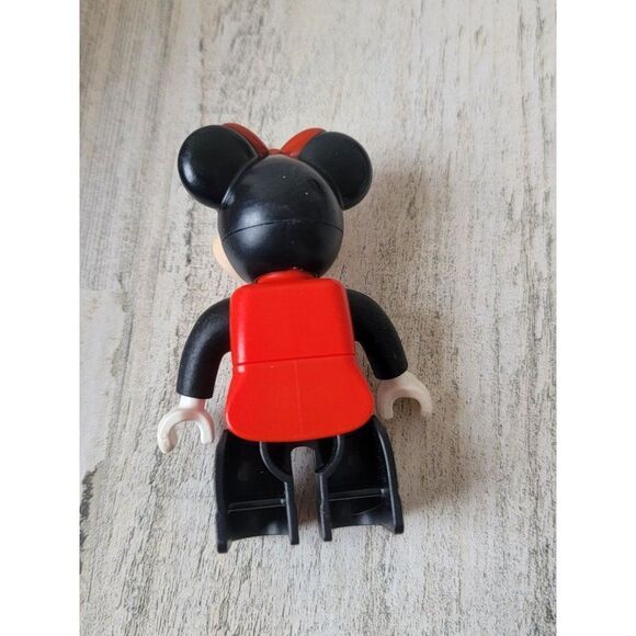 Red polka dot bow Minnie mouse Disney Pixar toy figure - Picture 3 of 4